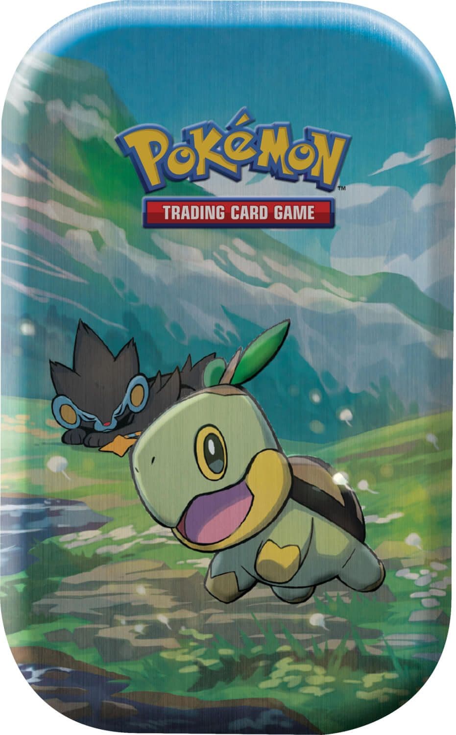 Pokémon TCG Sinnoh Stars Mini Tin with the Turtwig design, sealed tin