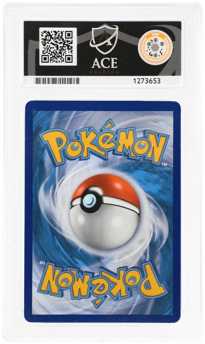 Tyranitar V 155/163 Special Art, ACE 10 Gem Mint graded slab, reverse showing cert 1273653