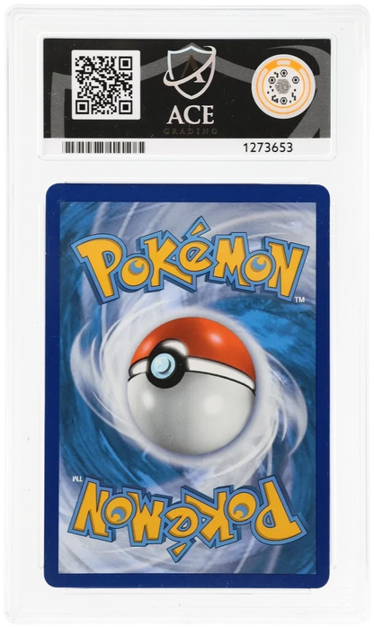 Tyranitar V 155/163 Special Art, ACE 10 Gem Mint graded slab, reverse showing cert 1273653