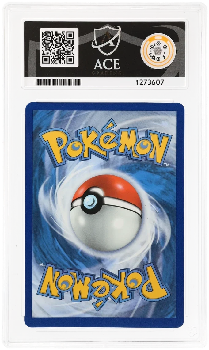 Snorlax V 197/202, ACE 9 MINT graded slab, reverse showing cert 1273607