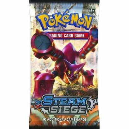 Another Pokémon Steam Siege booster pack wrapper from the same expansion
