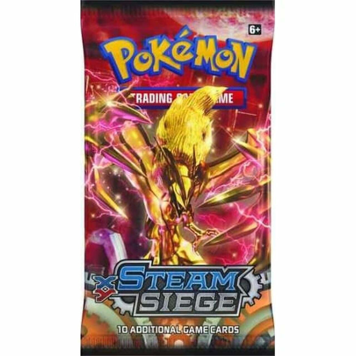 Further Pokémon Steam Siege booster pack wrapper artwork variant