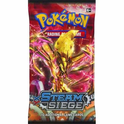 Further Pokémon Steam Siege booster pack wrapper artwork variant