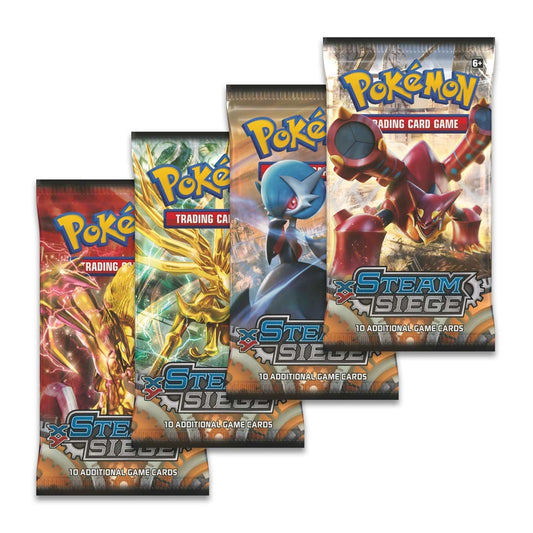 Pokémon Steam Siege booster pack, sealed pack from the XY era Steam Siege expansion
