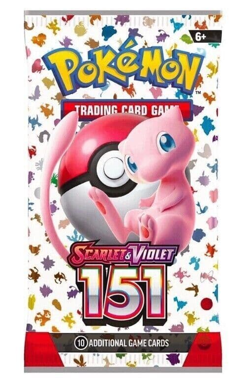 Pokémon Trading Card Game 151 sealed booster pack shown front-on