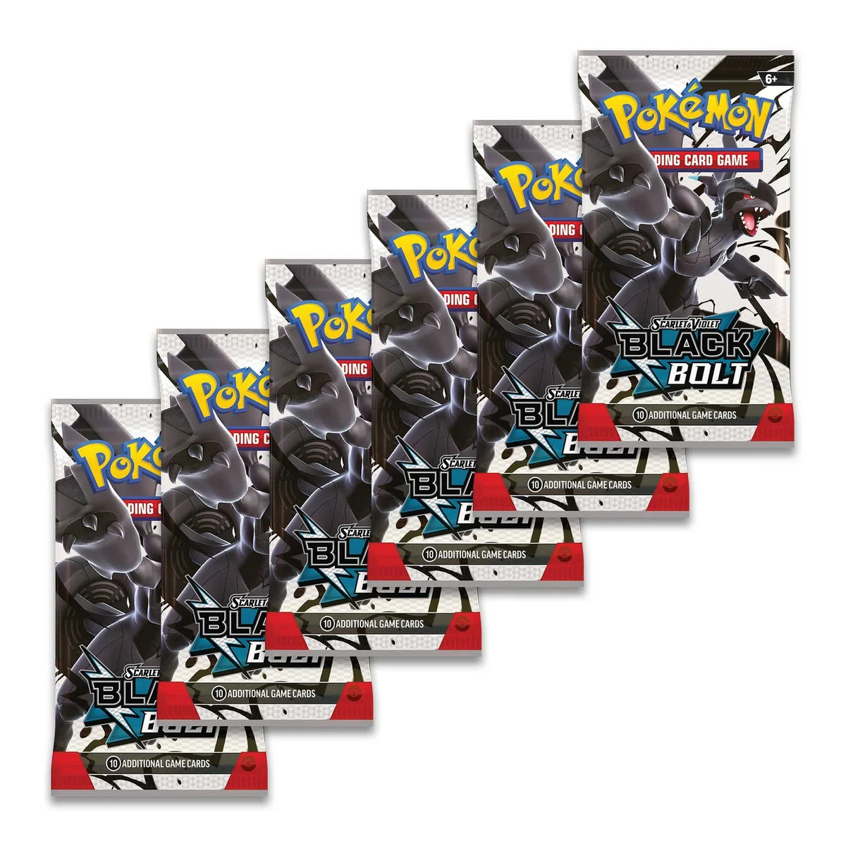 Pack artwork detail from the Pokémon TCG Black Bolt Booster Bundle