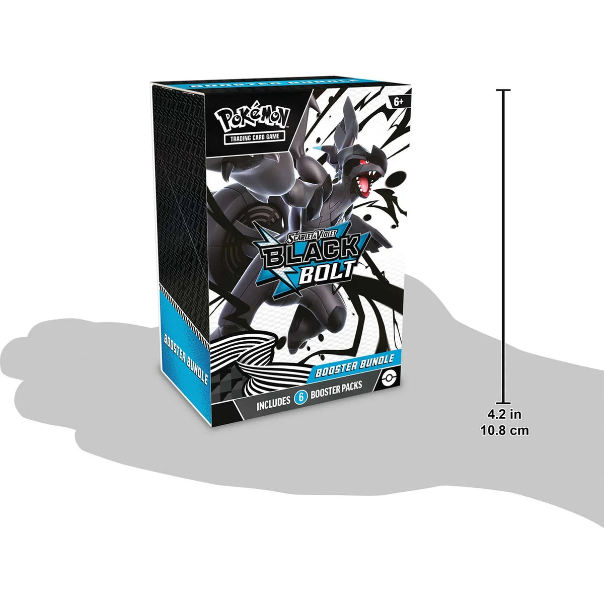 Pokémon TCG Black Bolt Booster Bundle packaging shown from a further angle
