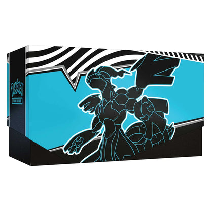 Pokémon TCG Black Bolt Elite Trainer Box featuring Zekrom, sealed Pokémon ETB, packaging shown in closer detail