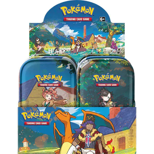 Pokémon Trading Card Game Crown Zenith collectable mini tin shown front-on
