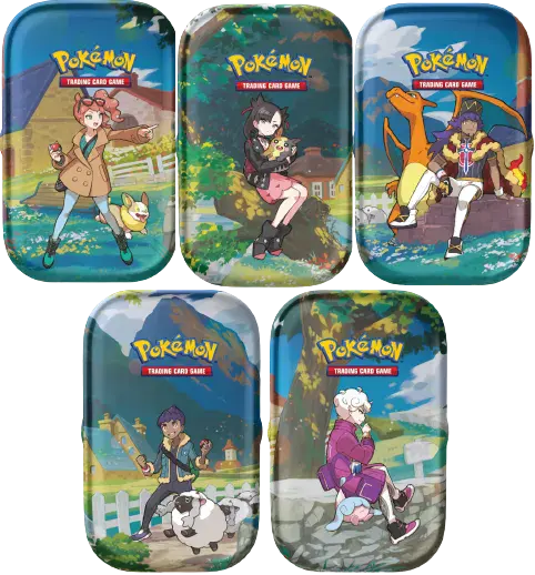 Pokémon Trading Card Game Crown Zenith collectable mini tin extra view of the packaging