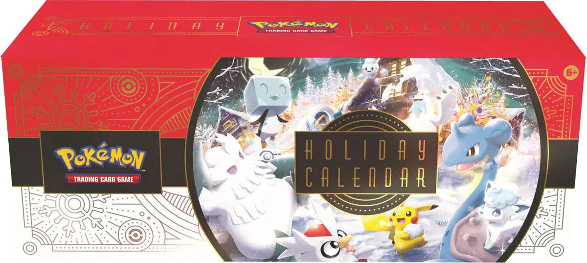 Pokémon TCG Holiday Calendar 2022 shown from an alternate angle