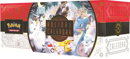 Packaging detail on the Pokémon TCG Holiday Calendar 2022 box