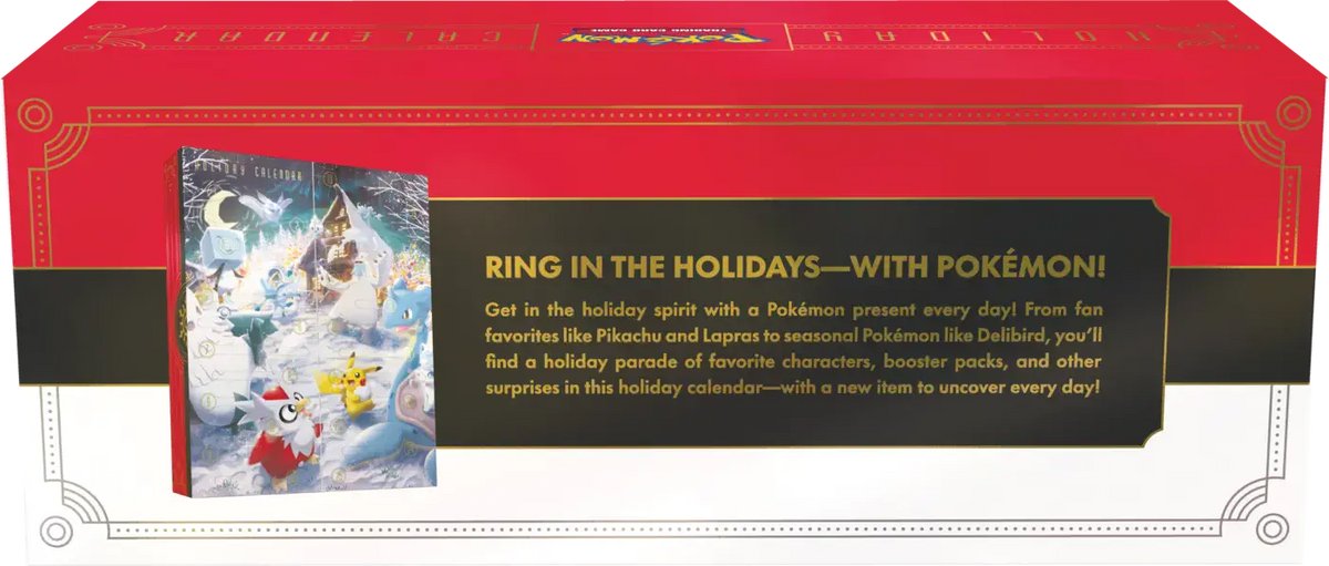 Further product view of the Pokémon TCG Holiday Calendar 2022