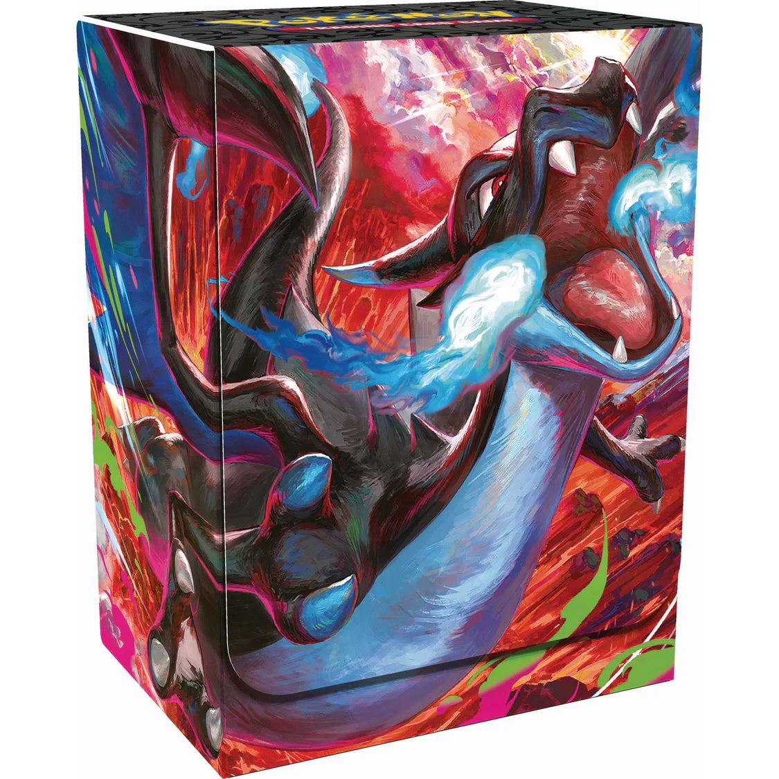 Pokémon TCG Mega Charizard Ultra-Premium Collection contents shown laid out