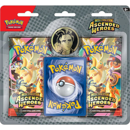 Pokémon TCG Mega Evolution Ascended Heroes Collection box shown front-on and sealed