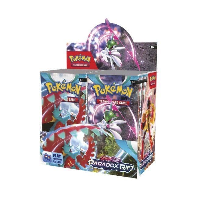 Pokémon TCG Scarlet & Violet Paradox Rift booster box, sealed display front