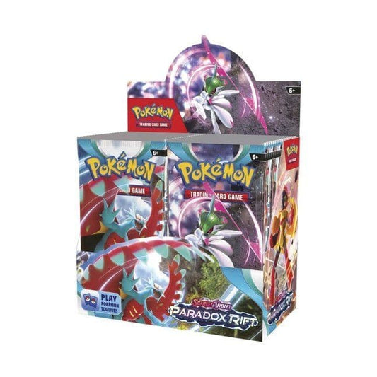 Pokémon TCG Scarlet & Violet Paradox Rift booster box, sealed display front