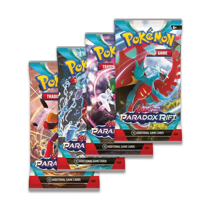 Pokémon TCG Paradox Rift booster pack wrapper artwork, sealed pack