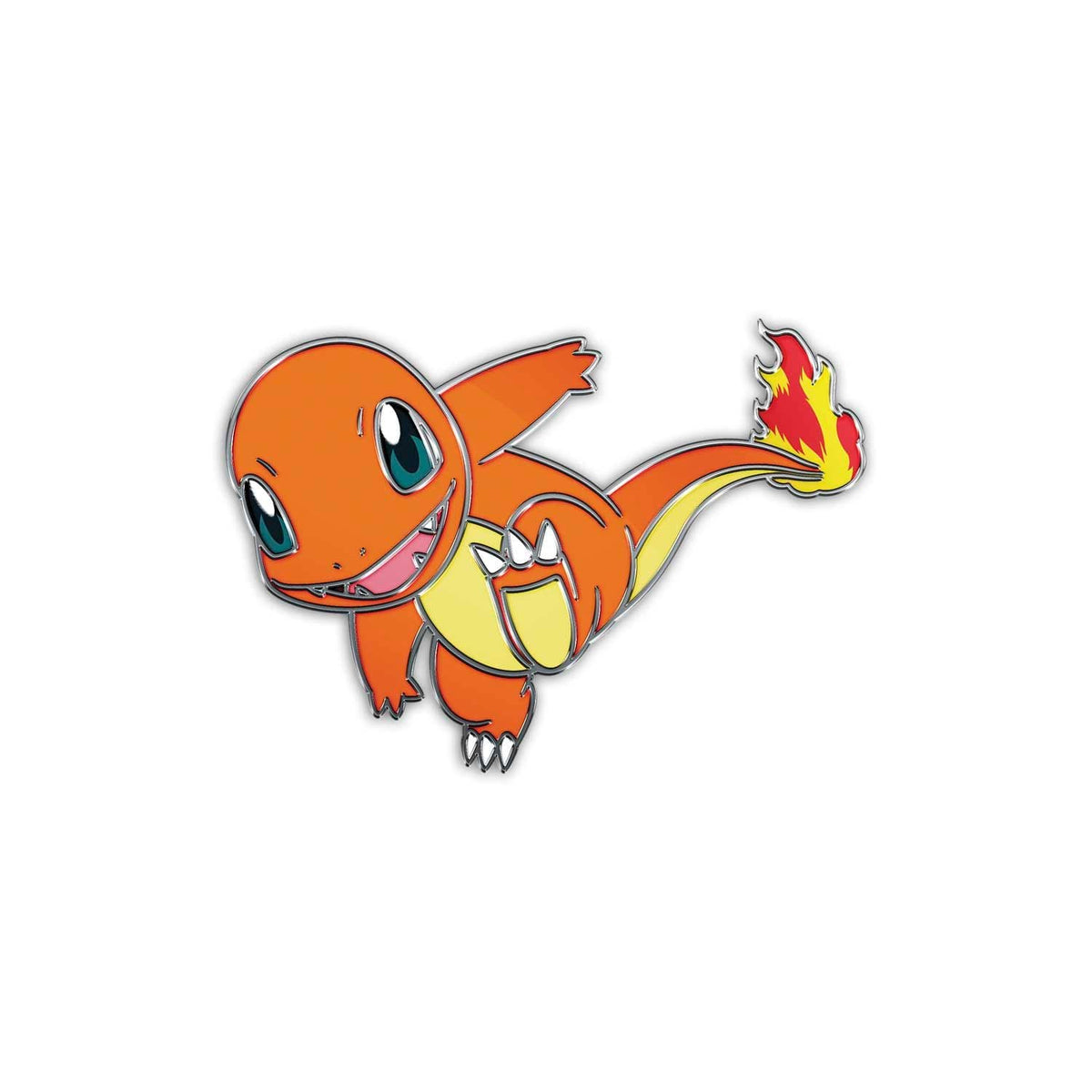 Pokémon TCG Pokémon GO Pin Collection featuring Charmander close-up packaging detail