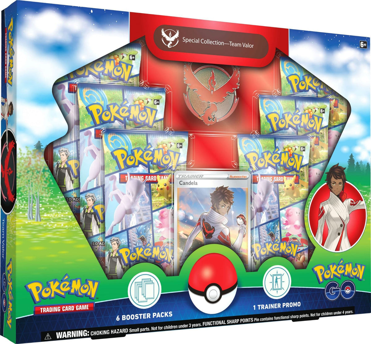 Pokémon TCG Pokémon GO Team Valor Special Collection box shown front-on and sealed