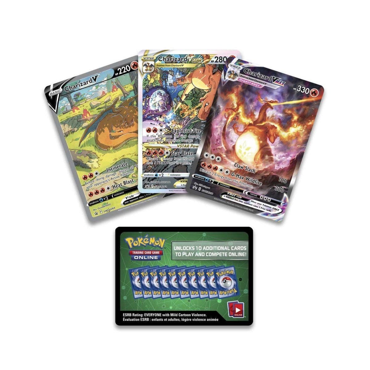 Pokémon TCG Sword & Shield Charizard Ultra-Premium Collection box, a sealed set, packaging shown in closer detail