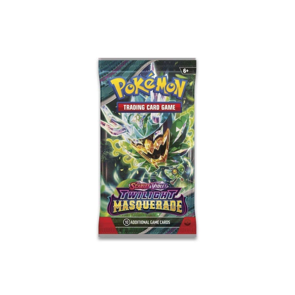 Pokémon Twilight Masquerade sealed booster pack, second artwork variant