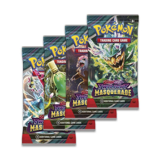 Pokémon TCG Scarlet & Violet Twilight Masquerade sealed booster pack