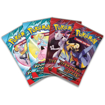 Close-up of the Team Rocket branding on the Pokémon TCG collector tin