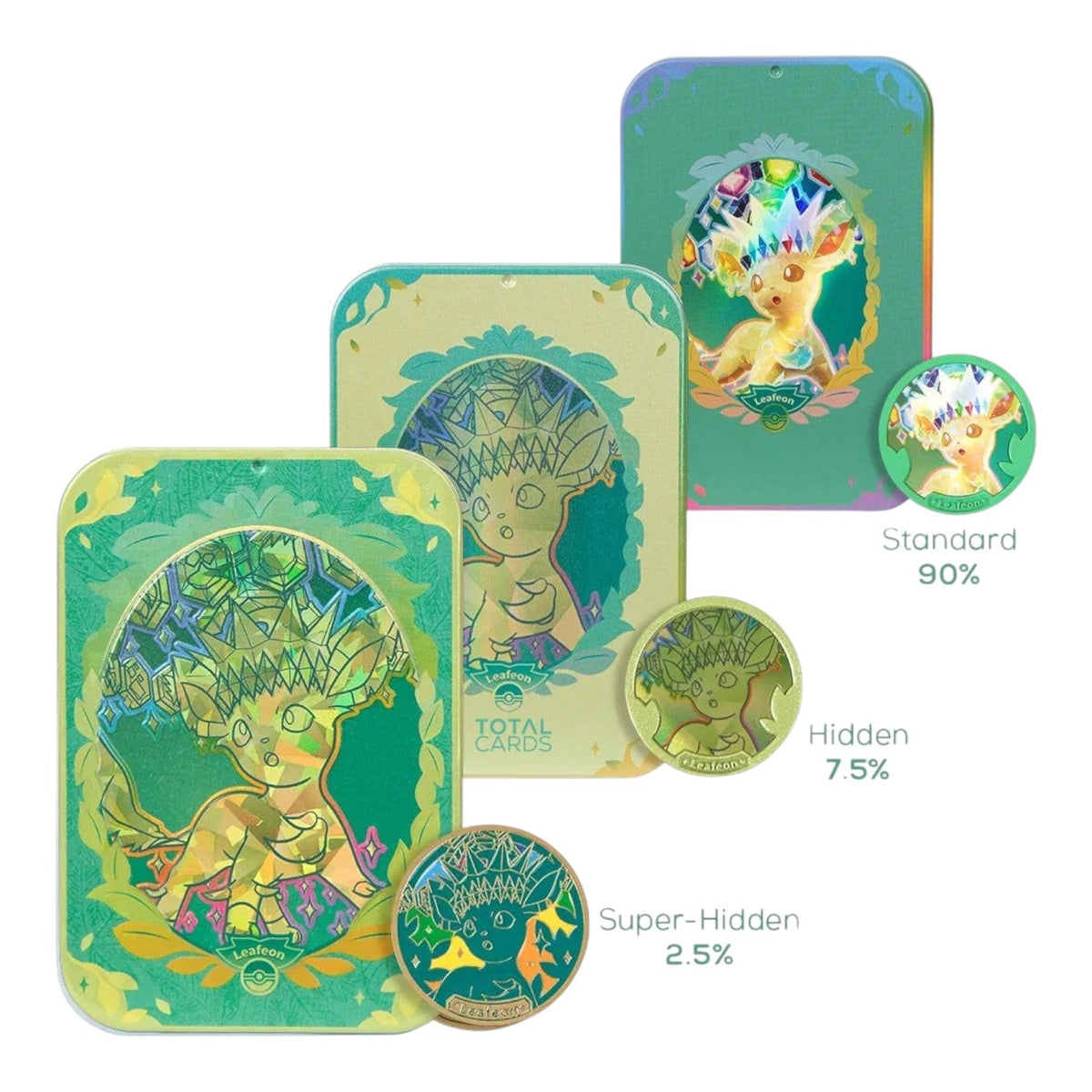 Leafeon Collector Accessory Box from the Terastal Grand Gathering set, alternate angle