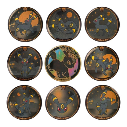 Umbreon enamel badge from the Pokémon TCG Terastal Grand Gathering Eeveelution blind box series