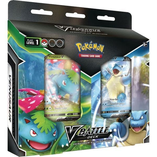 Pokémon V Battle Deck box featuring Venusaur and Blastoise cover artwork