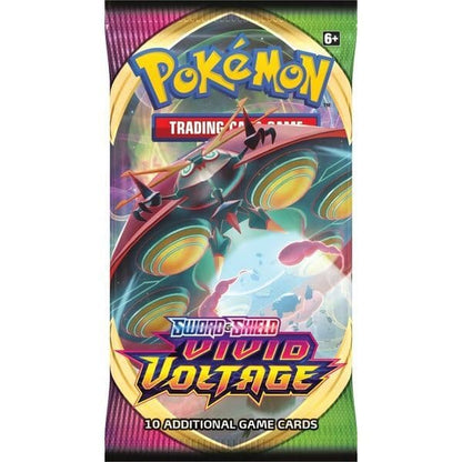 Another Pokémon TCG Vivid Voltage booster pack wrapper design from the set