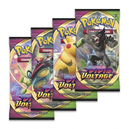 Pokémon TCG Vivid Voltage booster pack shown front-on with Vivid Voltage set artwork