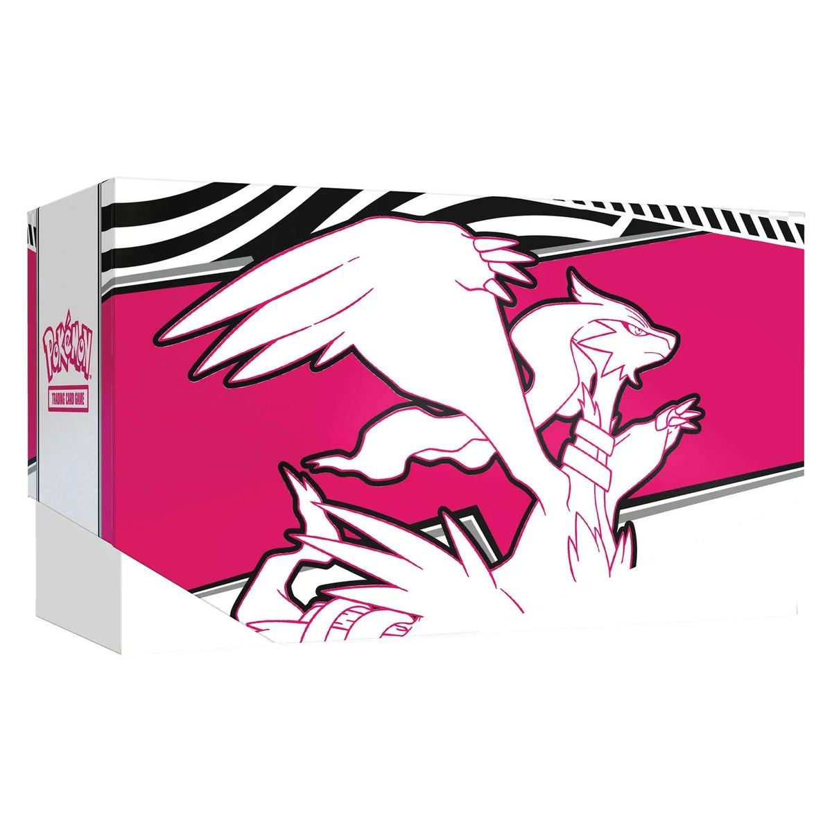 Further view of the White Flare Reshiram Elite Trainer Box packaging