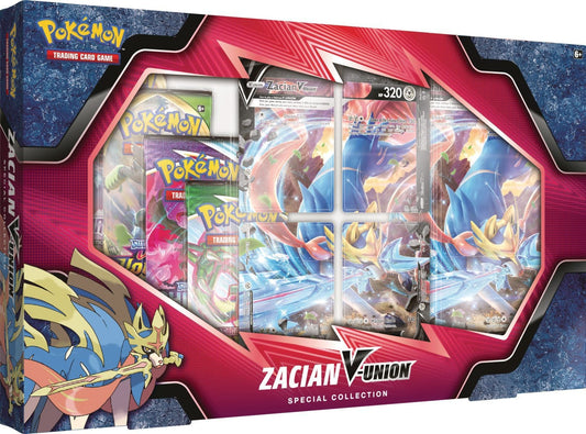 Pokémon TCG Zacian V-UNION Special Collection box, sealed front view