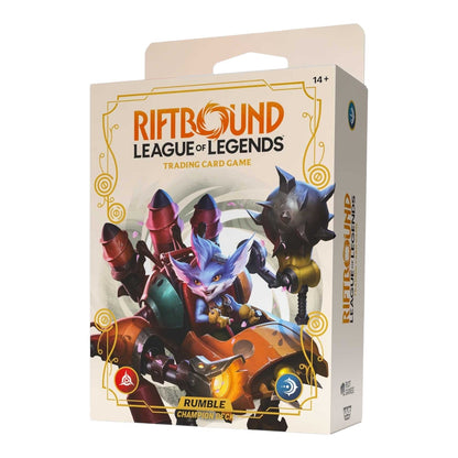 Riftbound Spiritforged Champion Deck Rumble box detail showing product and set branding