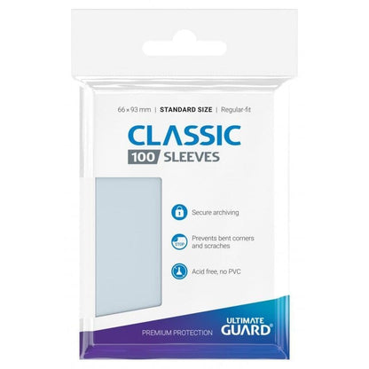 Ultimate Guard Classic Soft Sleeves, standard size penny sleeves for trading cards