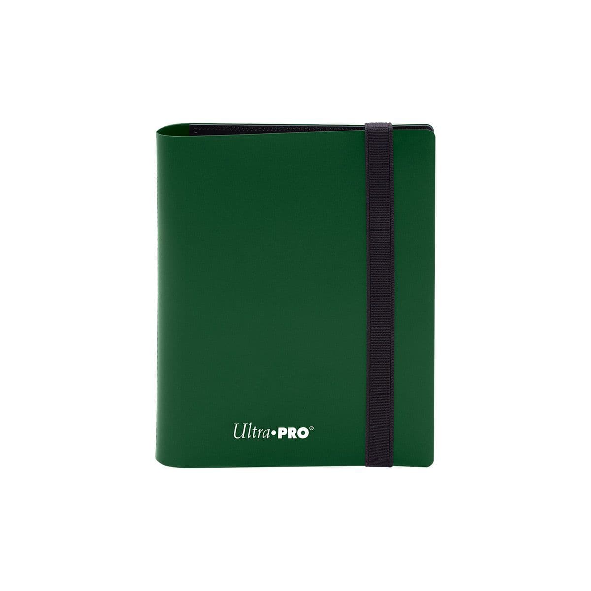 Ultra PRO 2-pocket A6 Eclipse binder in forest green, shown from the front