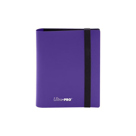 Ultra PRO two-pocket A6 Eclipse binder in Royal Purple shown front-on