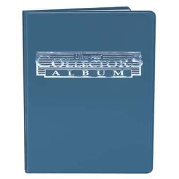 Ultra PRO 4-pocket A5 collectors album folder in blue, shown from the front