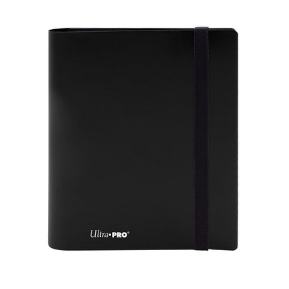 Ultra PRO 4-pocket A5 Eclipse binder in Jet Black, front cover shown