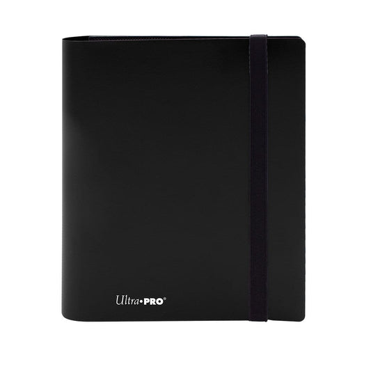 Ultra PRO 4-pocket A5 Eclipse binder in Jet Black, front cover shown