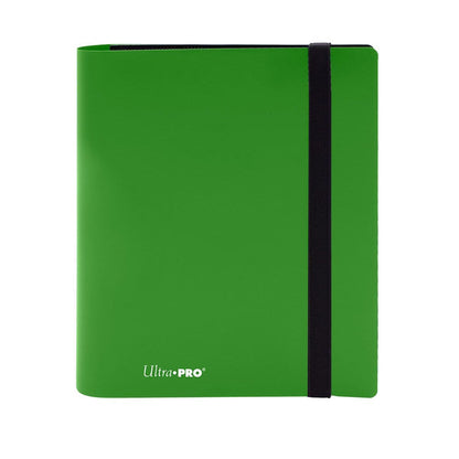 Ultra PRO 4-pocket A5 Eclipse binder in lime green for trading cards