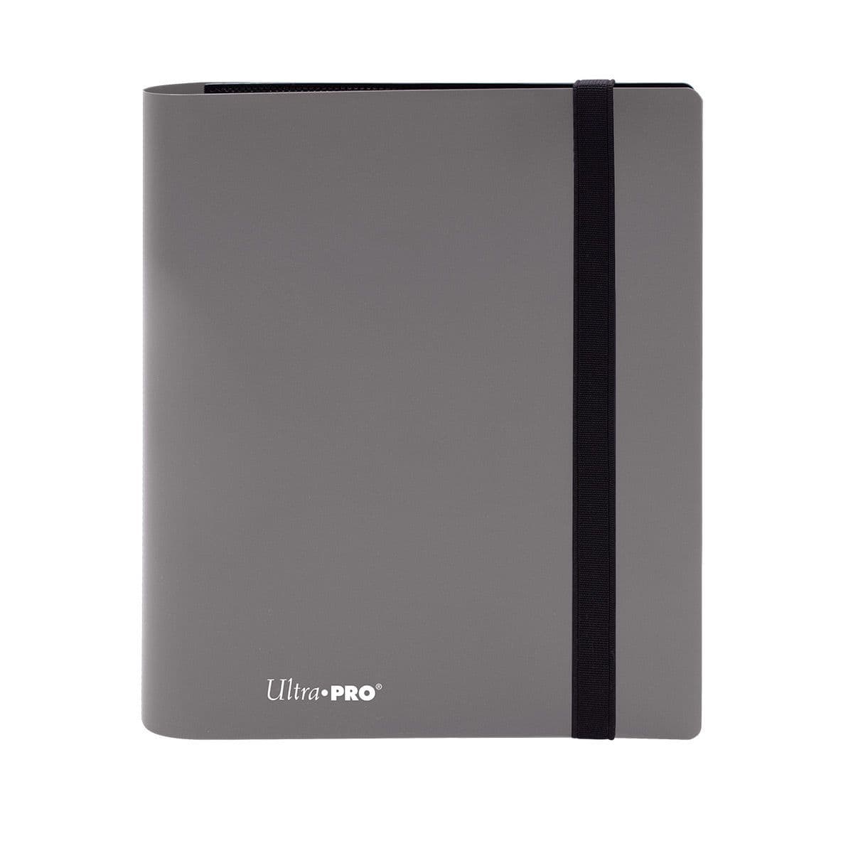 Ultra PRO 4-Pocket A5 Eclipse binder in Smoke Grey for trading cards, shown front-on