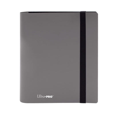 Ultra PRO 4-Pocket A5 Eclipse binder in Smoke Grey for trading cards, shown front-on