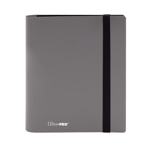 Ultra PRO 4-Pocket A5 Eclipse binder in Smoke Grey for trading cards, shown front-on