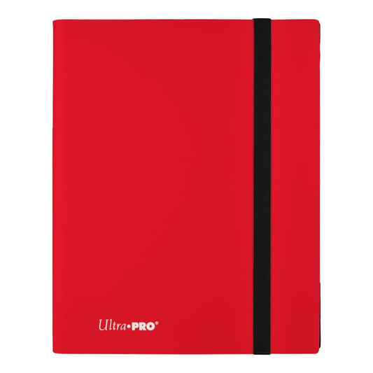 Ultra PRO 9-pocket A4 Eclipse binder in Apple Red for storing trading cards