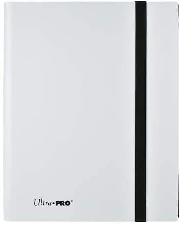 Ultra PRO 9-pocket A4 Eclipse binder in Arctic White, front cover shown