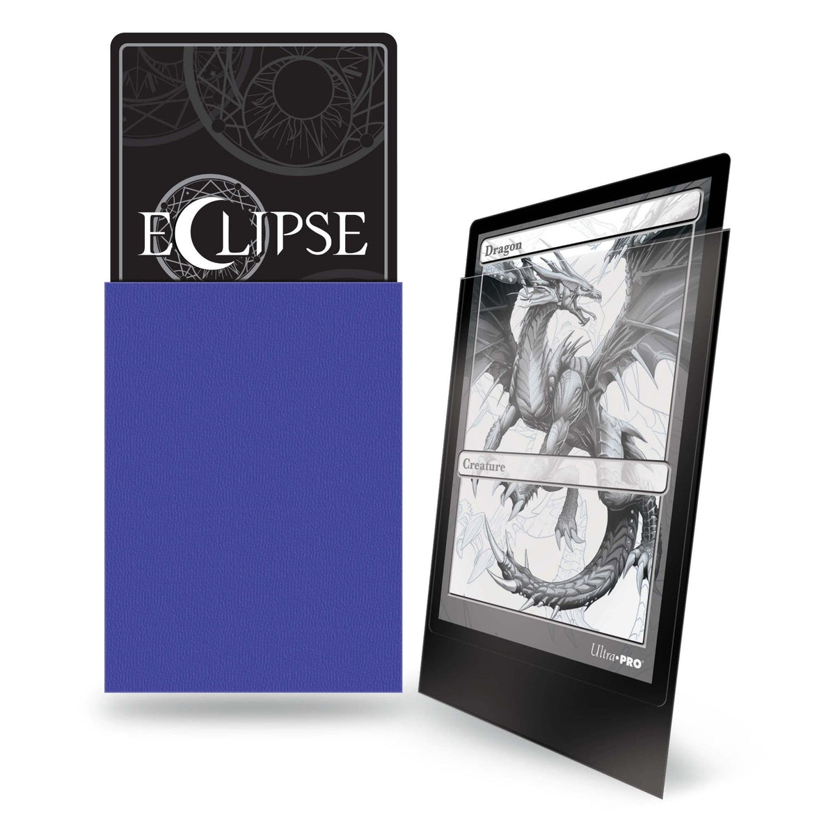Royal purple Eclipse Matte deck protector sleeves, alternate pack view