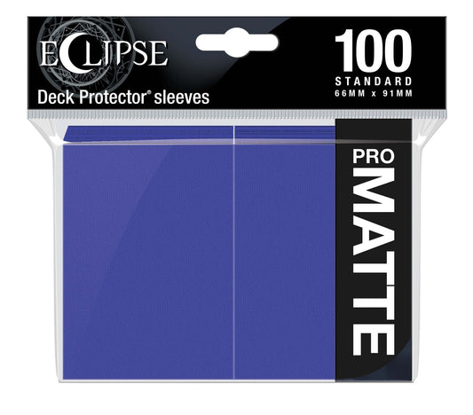 Ultra PRO Eclipse Matte standard sleeves in royal purple, pack of 100